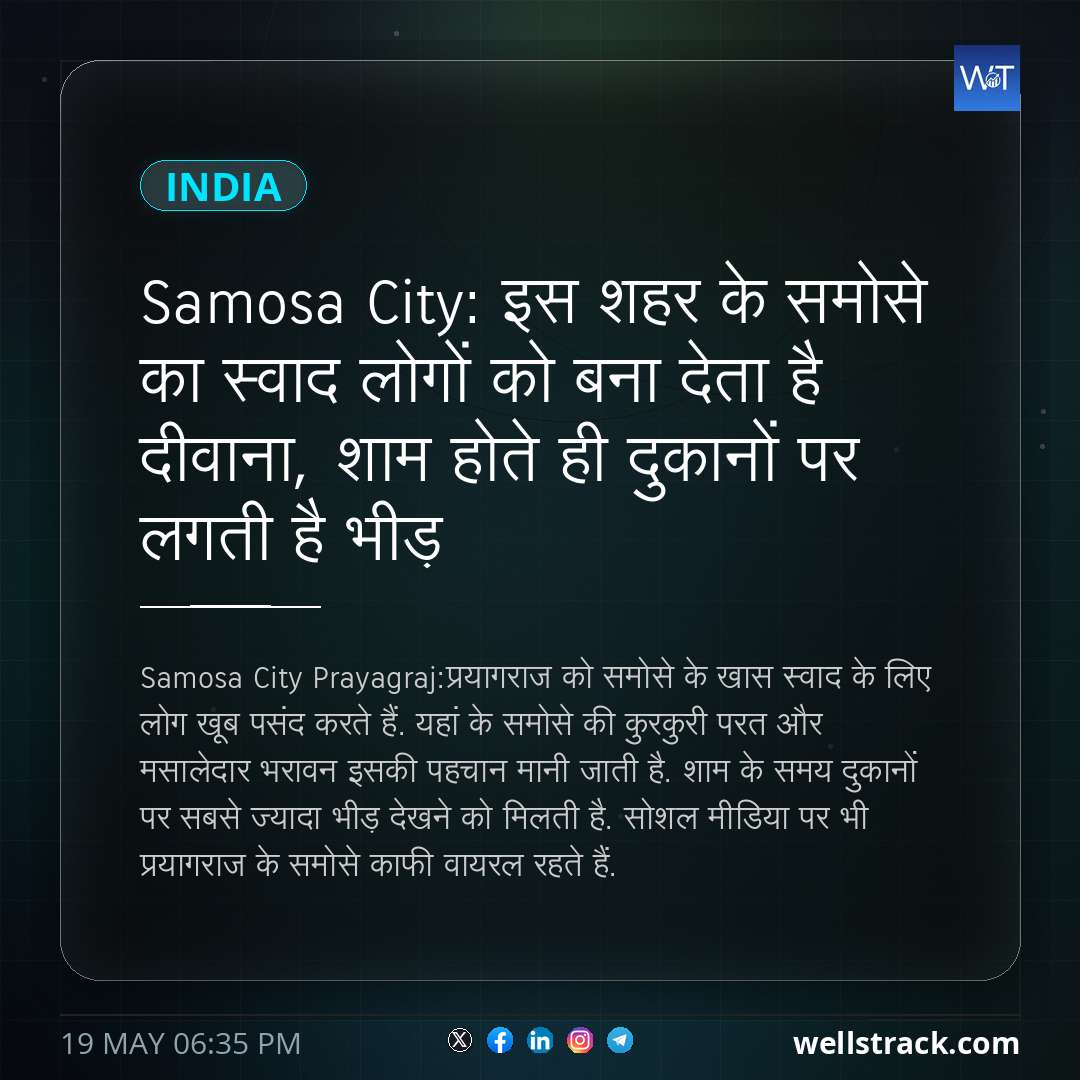 Samosa City: इस शहर के समोसे का स्वाद लोगों को बना देता है दीवाना, शाम होते ही दुकानों पर लगती है भीड़ — WellsTrack