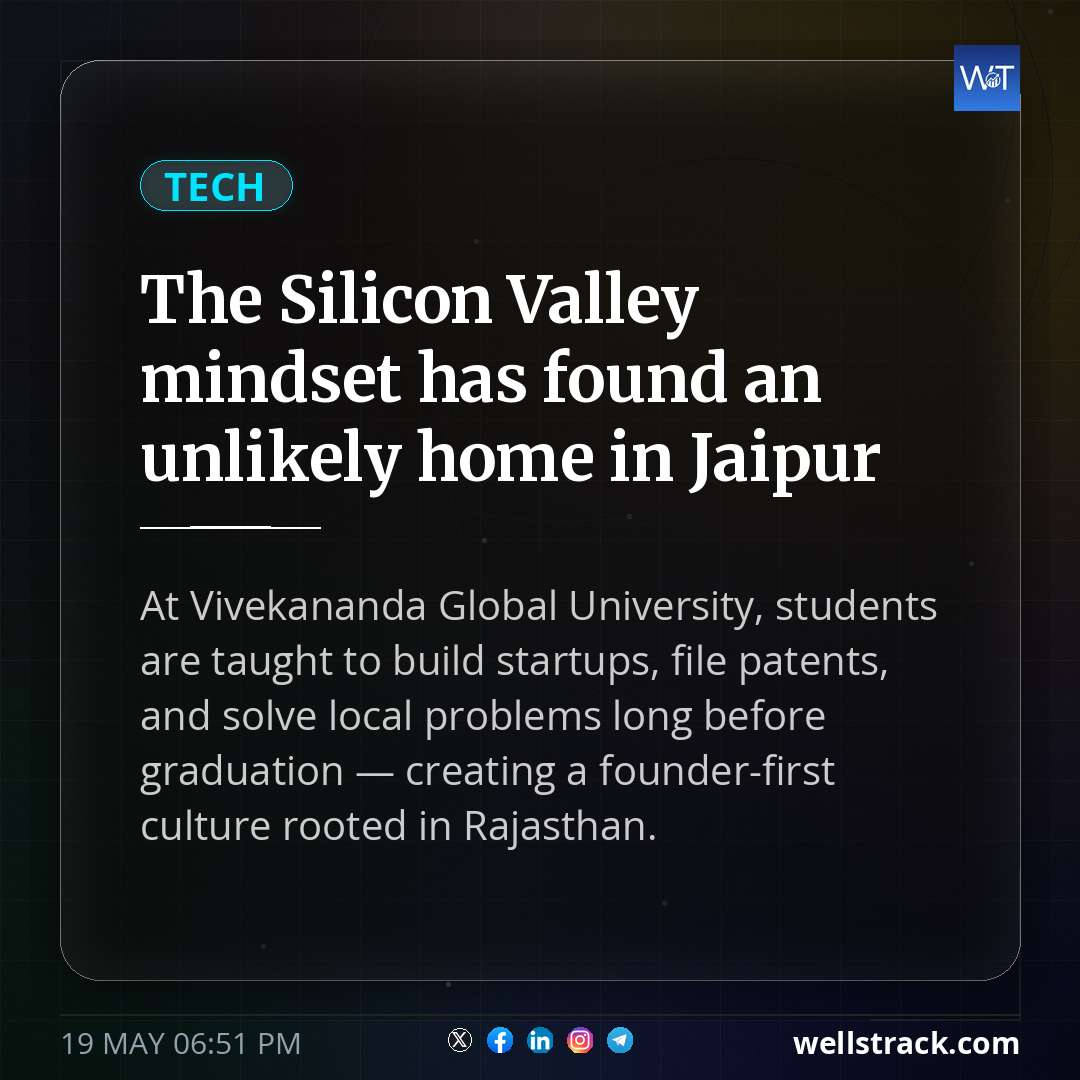 The Silicon Valley mindset has found an unlikely home in Jaipur — WellsTrack
