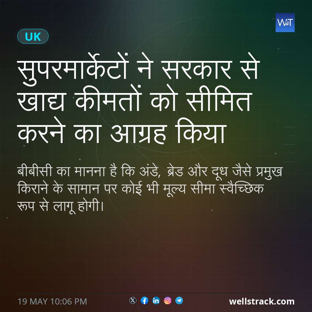 सुपरमार्केटों ने सरकार से खाद्य कीमतों को सीमित करने का आग्रह किया — WellsTrack