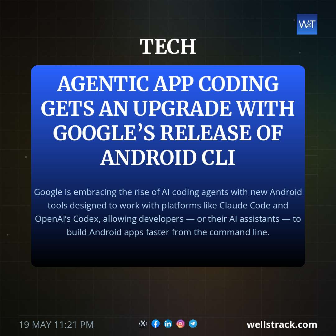 Agentic app coding gets an upgrade with Google’s release of Android CLI — WellsTrack