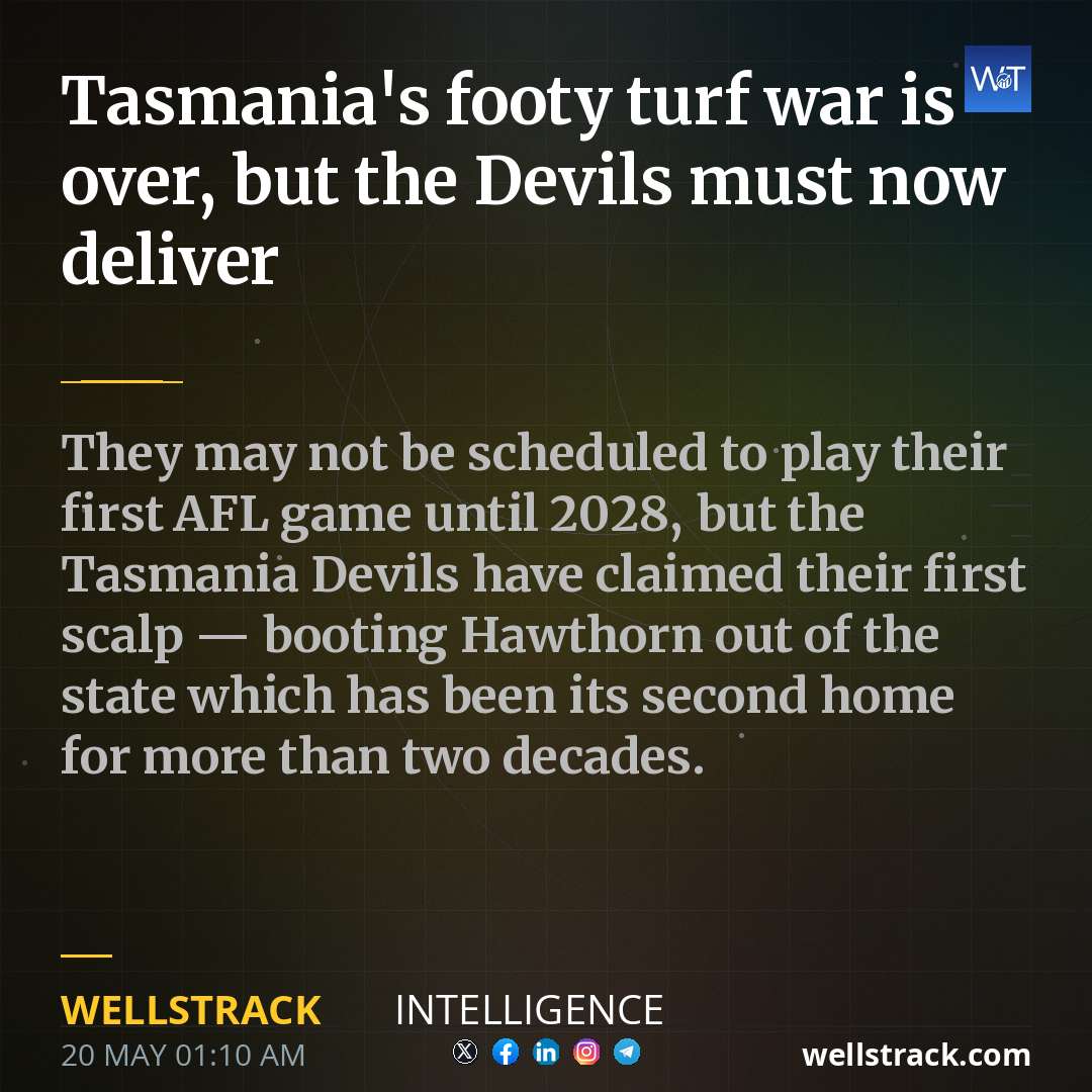 Tasmania's footy turf war is over, but the Devils must now deliver — WellsTrack