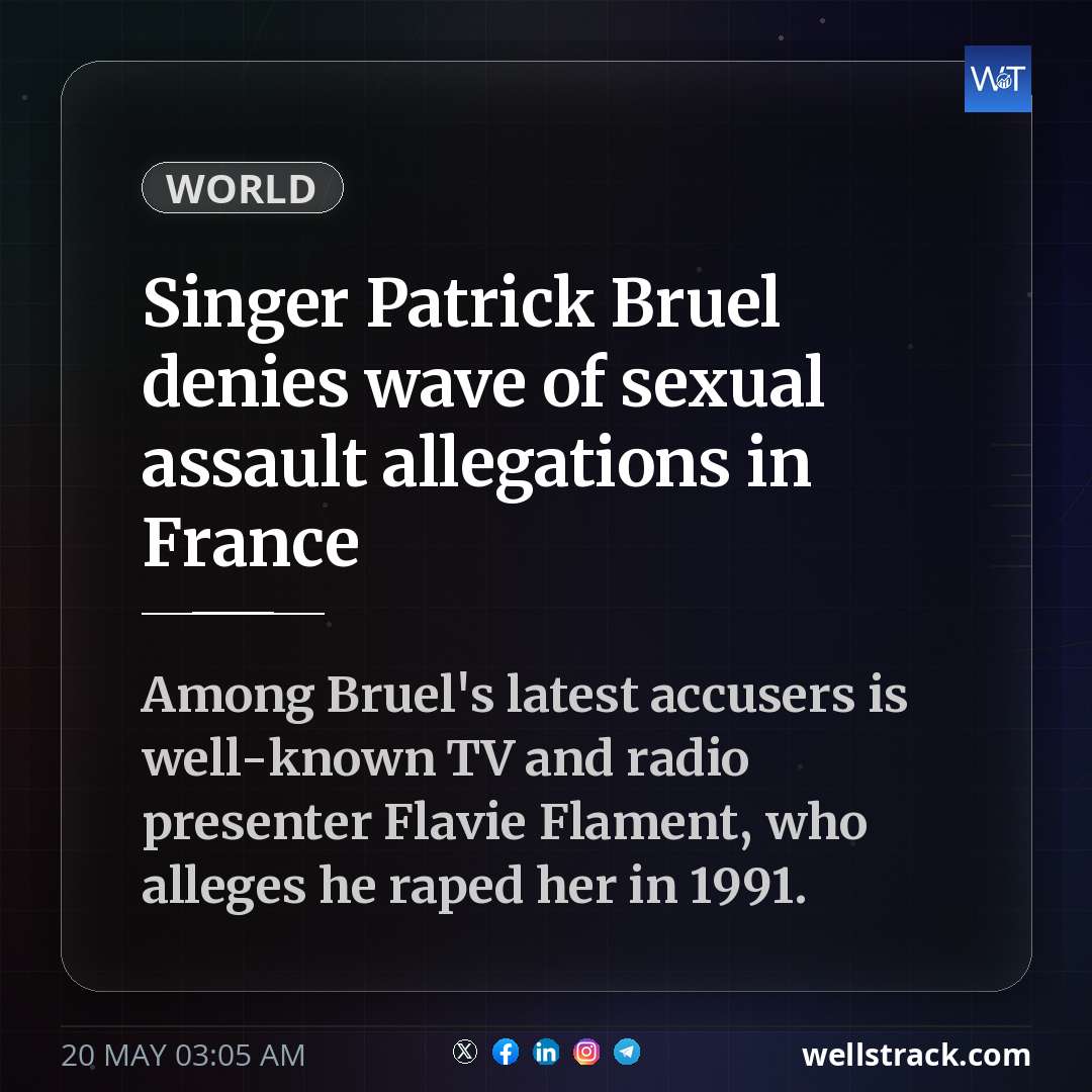 Singer Patrick Bruel denies wave of sexual assault allegations in France — WellsTrack