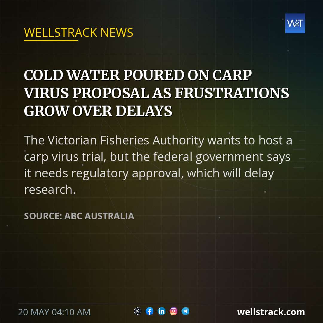 Cold water poured on carp virus proposal as frustrations grow over delays — WellsTrack