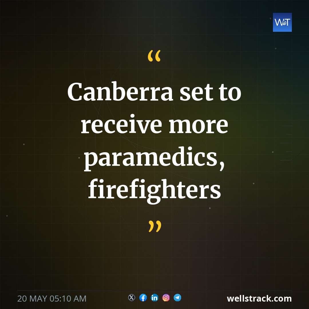 Canberra set to receive more paramedics, firefighters — WellsTrack