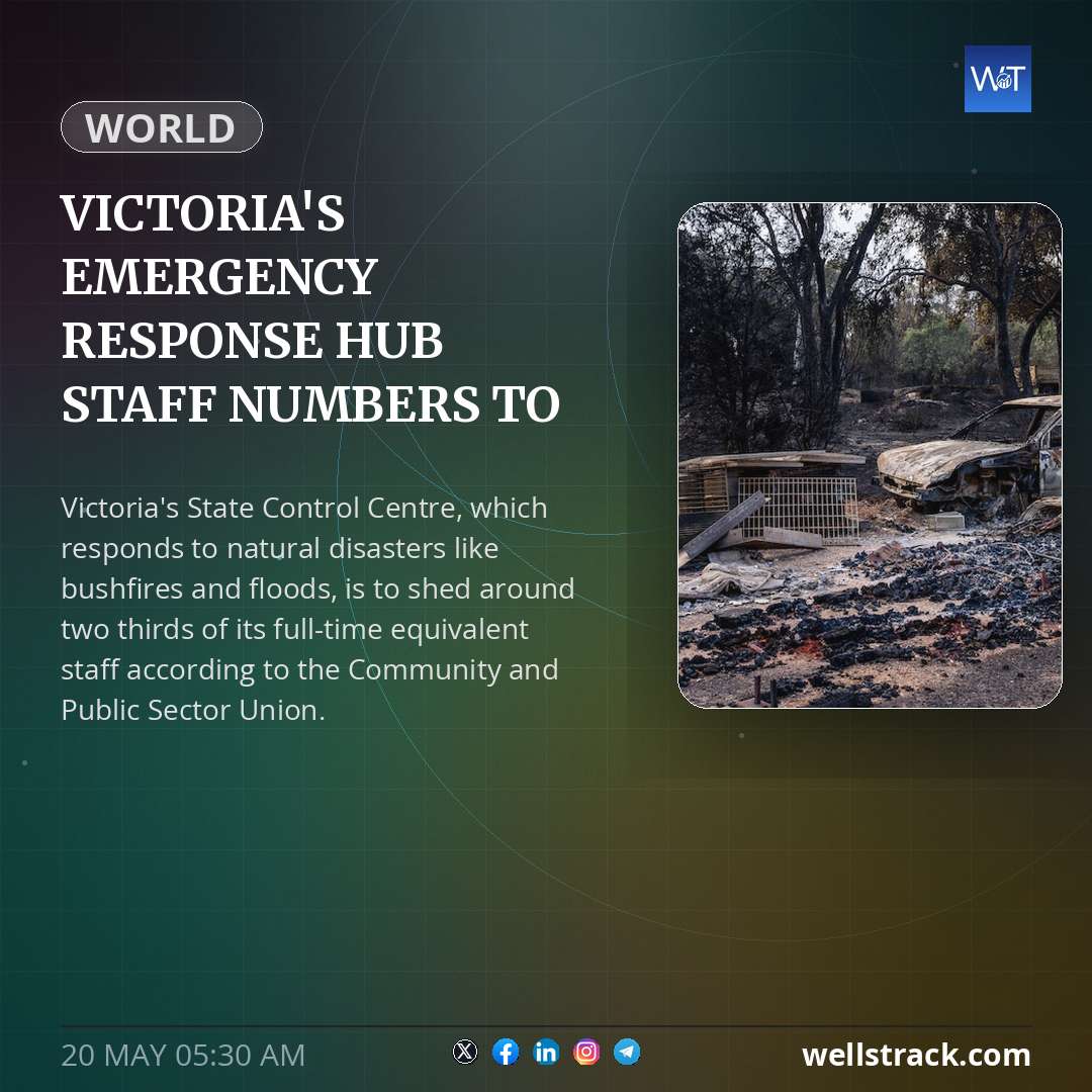 Victoria's emergency response hub staff numbers to be 'slashed', union says — WellsTrack