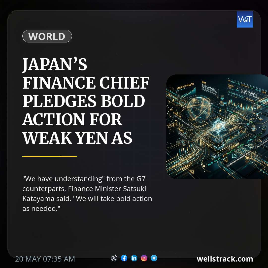 Japan’s finance chief pledges bold action for weak yen as needed — WellsTrack