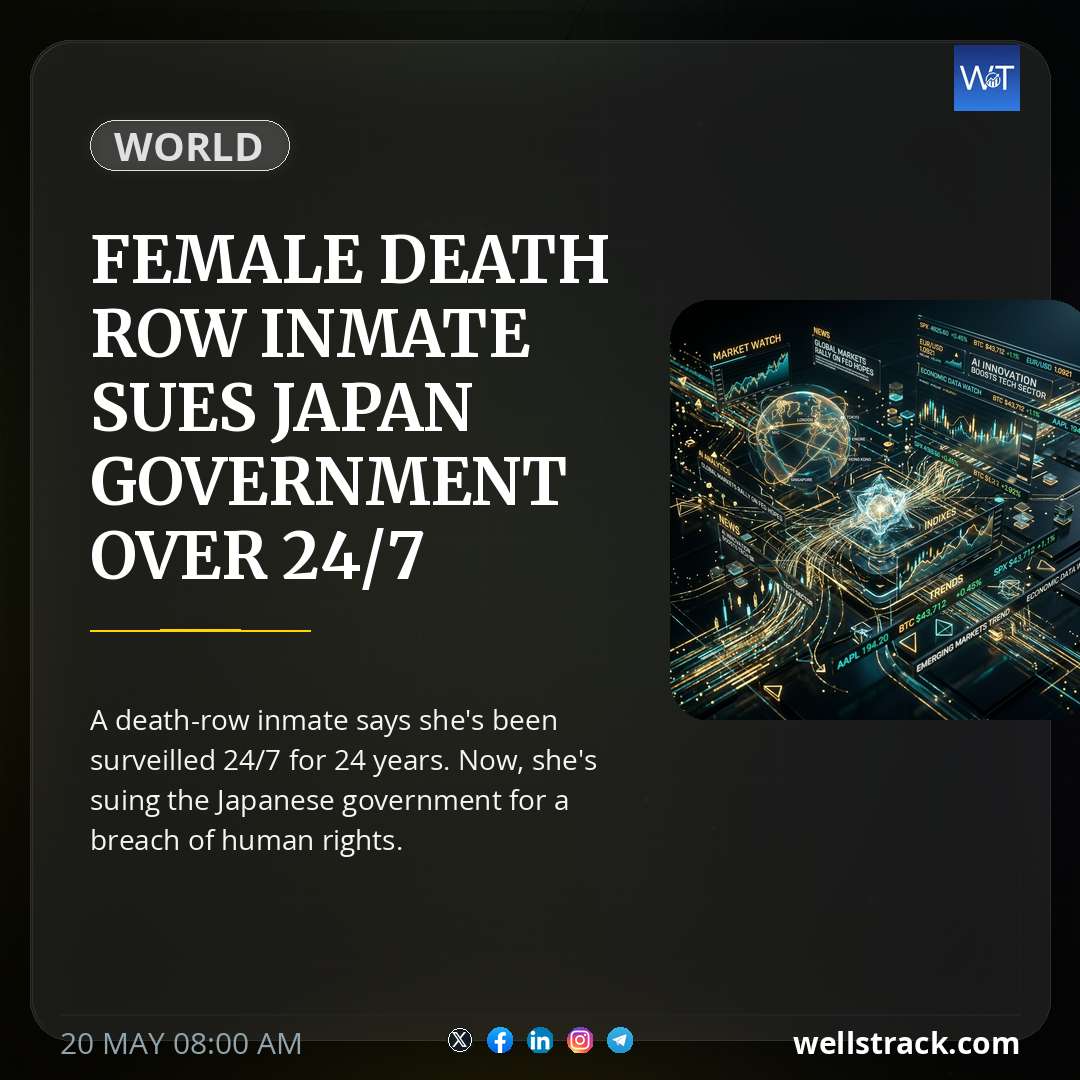Female death row inmate sues Japan government over 24/7 surveillance — WellsTrack