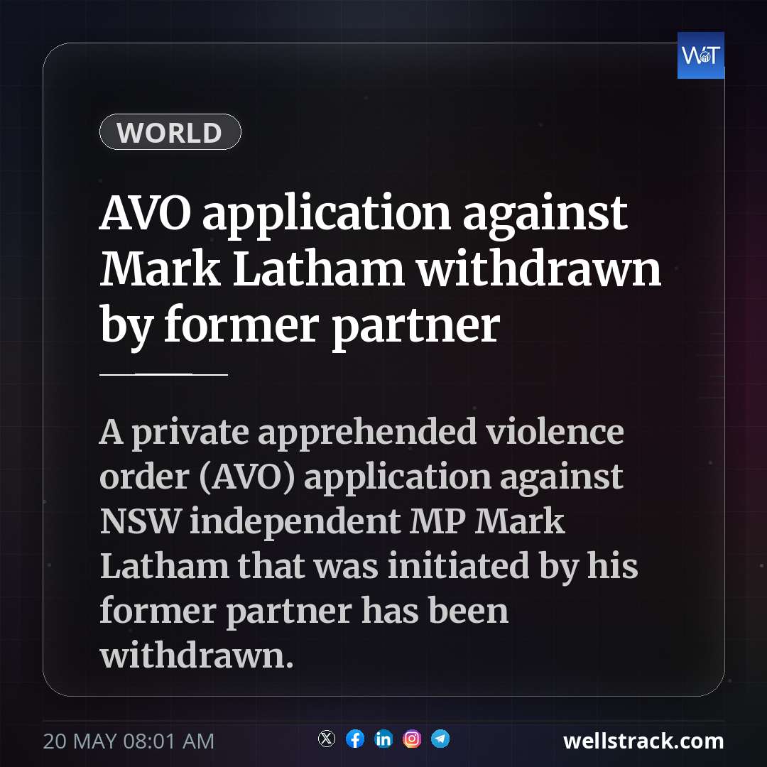 AVO application against Mark Latham withdrawn by former partner — WellsTrack