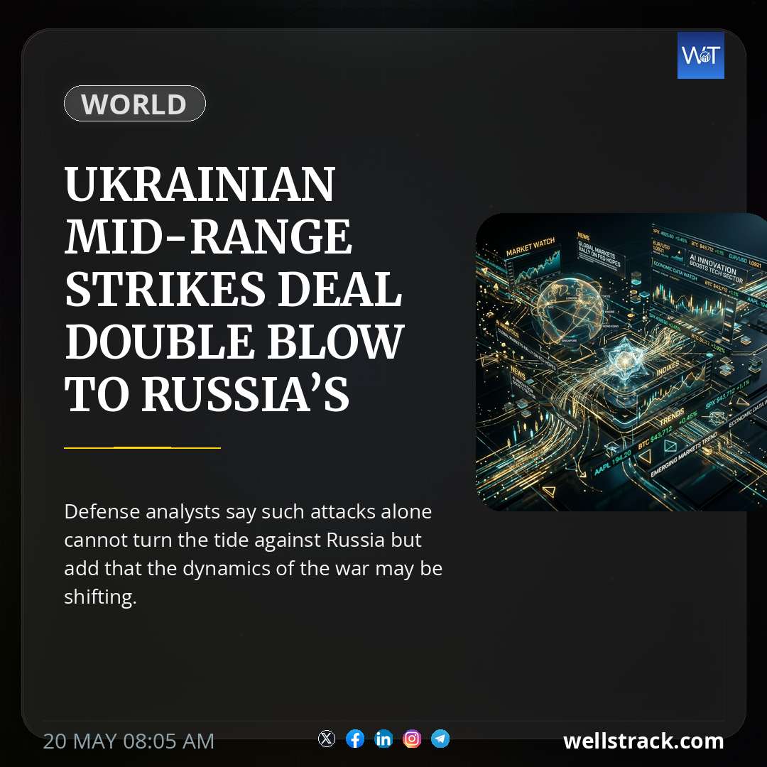 Ukrainian mid-range strikes deal double blow to Russia’s war effort — WellsTrack