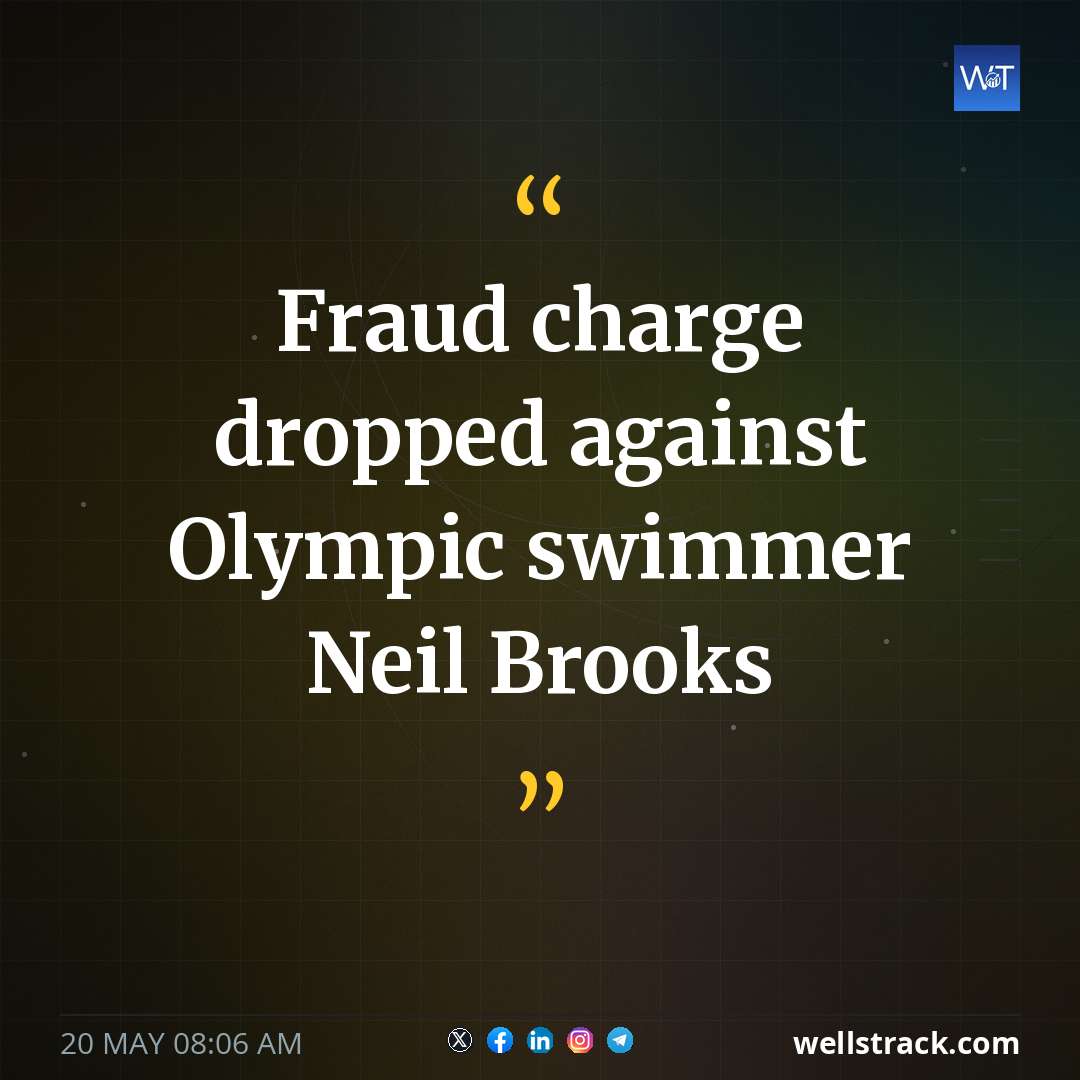 Fraud charge dropped against Olympic swimmer Neil Brooks — WellsTrack