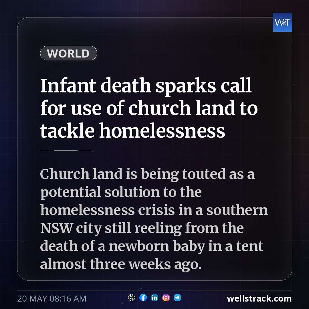 Infant death sparks call for use of church land to tackle homelessness — WellsTrack
