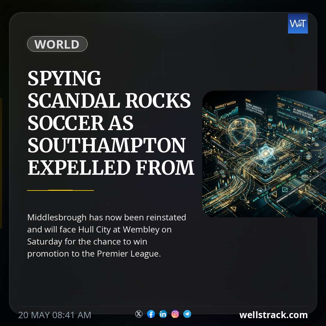 Spying scandal rocks soccer as Southampton expelled from world’s richest match — WellsTrack