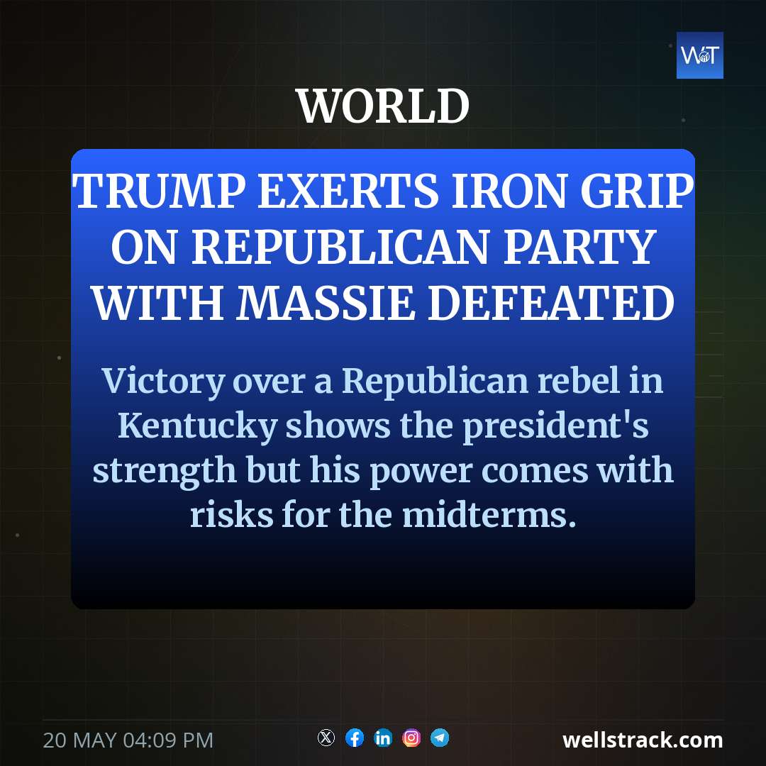 Trump exerts iron grip on Republican Party with Massie defeated — WellsTrack