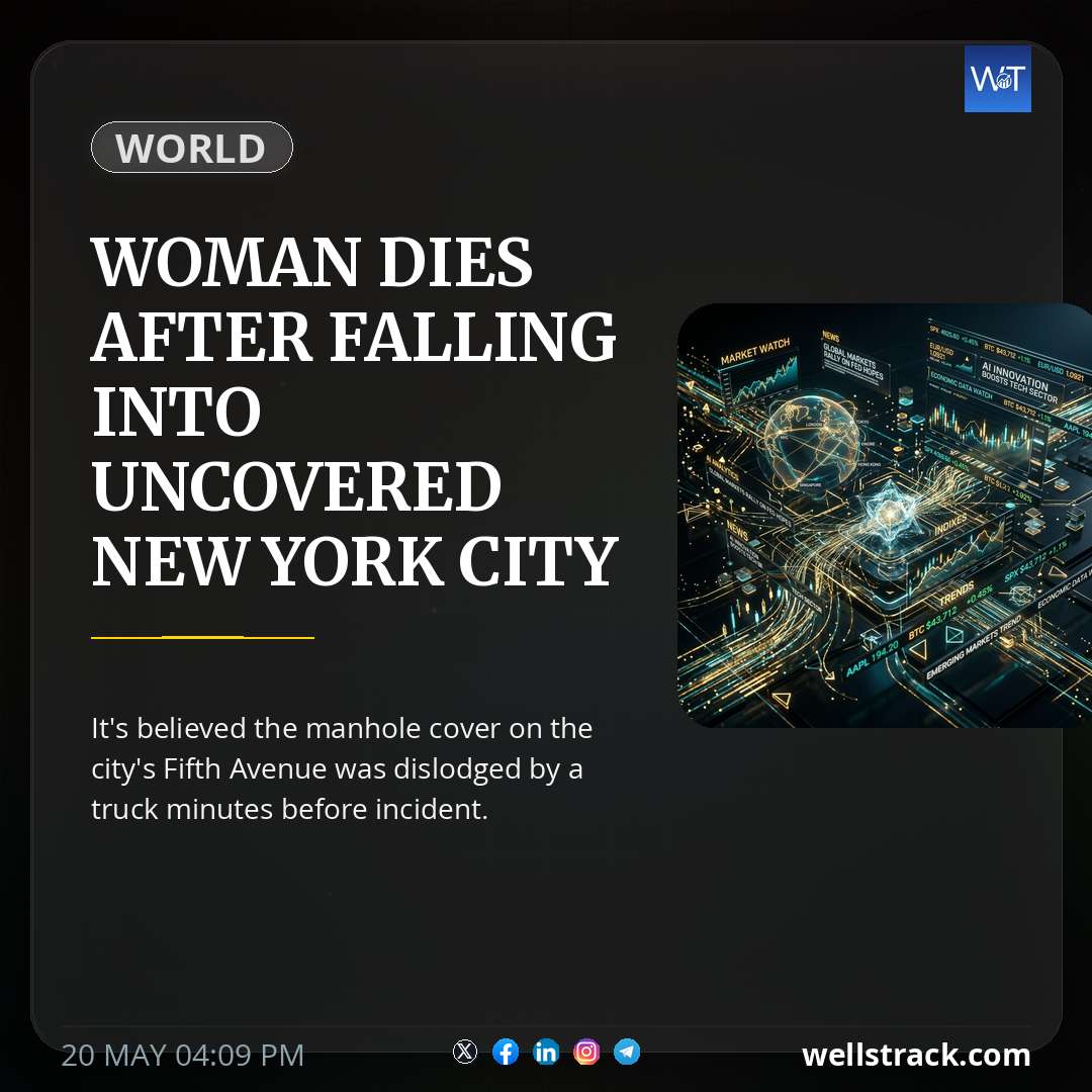 Woman dies after falling into uncovered New York City manhole — WellsTrack