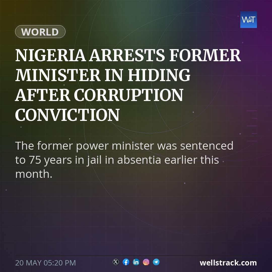 Nigeria arrests former minister in hiding after corruption conviction — WellsTrack