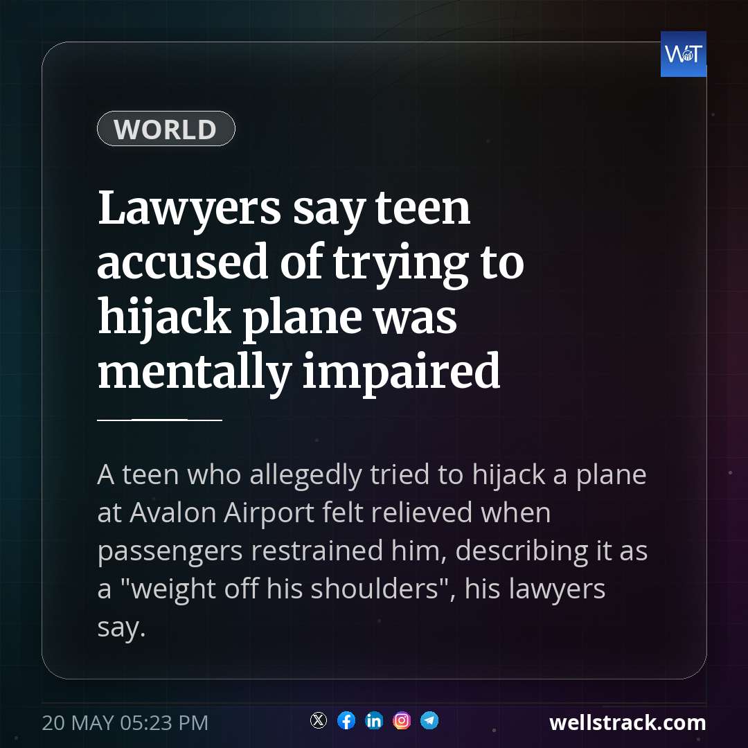 Lawyers say teen accused of trying to hijack plane was mentally impaired — WellsTrack