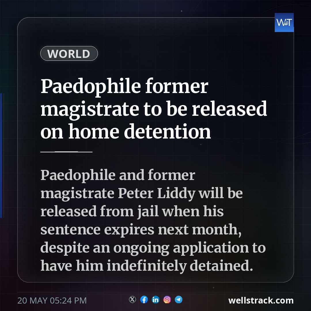 Paedophile former magistrate to be released on home detention — WellsTrack