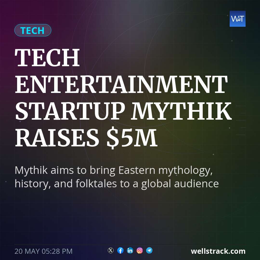 Tech entertainment startup Mythik raises $5M — WellsTrack