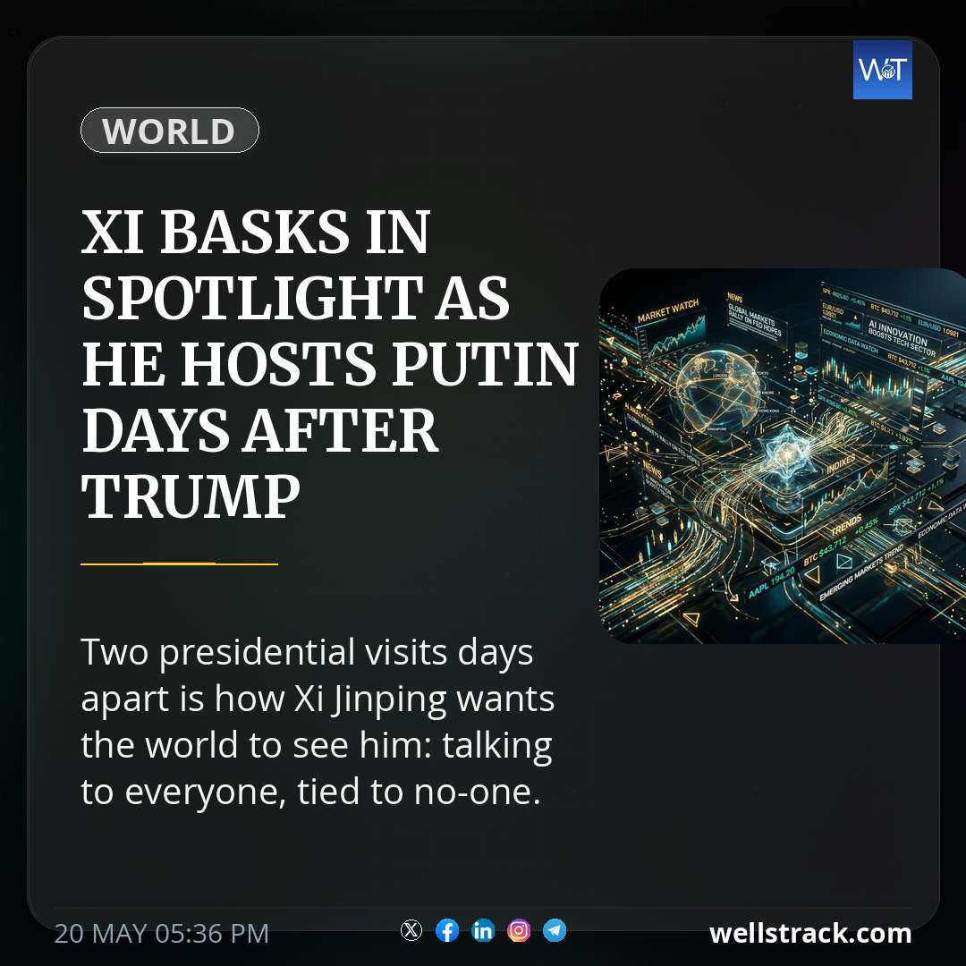 Xi basks in spotlight as he hosts Putin days after Trump — WellsTrack
