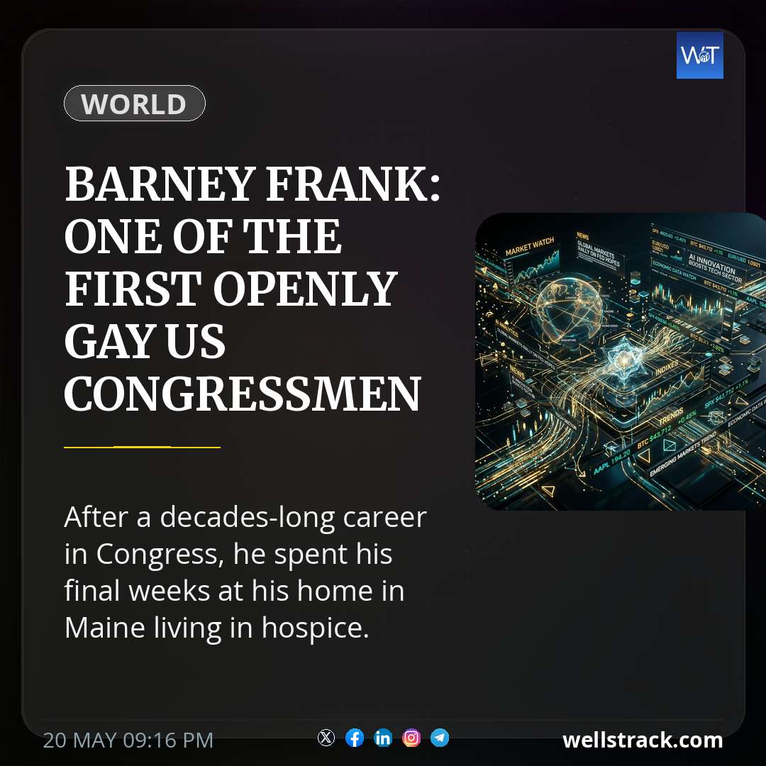 Barney Frank: One of the first openly gay US congressmen dies aged 86 — WellsTrack