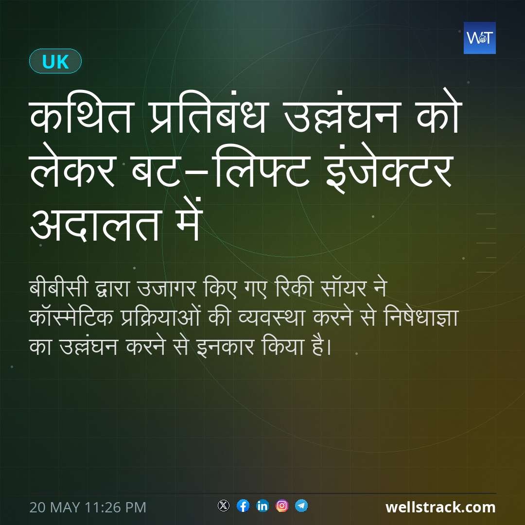कथित प्रतिबंध उल्लंघन को लेकर बट-लिफ्ट इंजेक्टर अदालत में — WellsTrack
