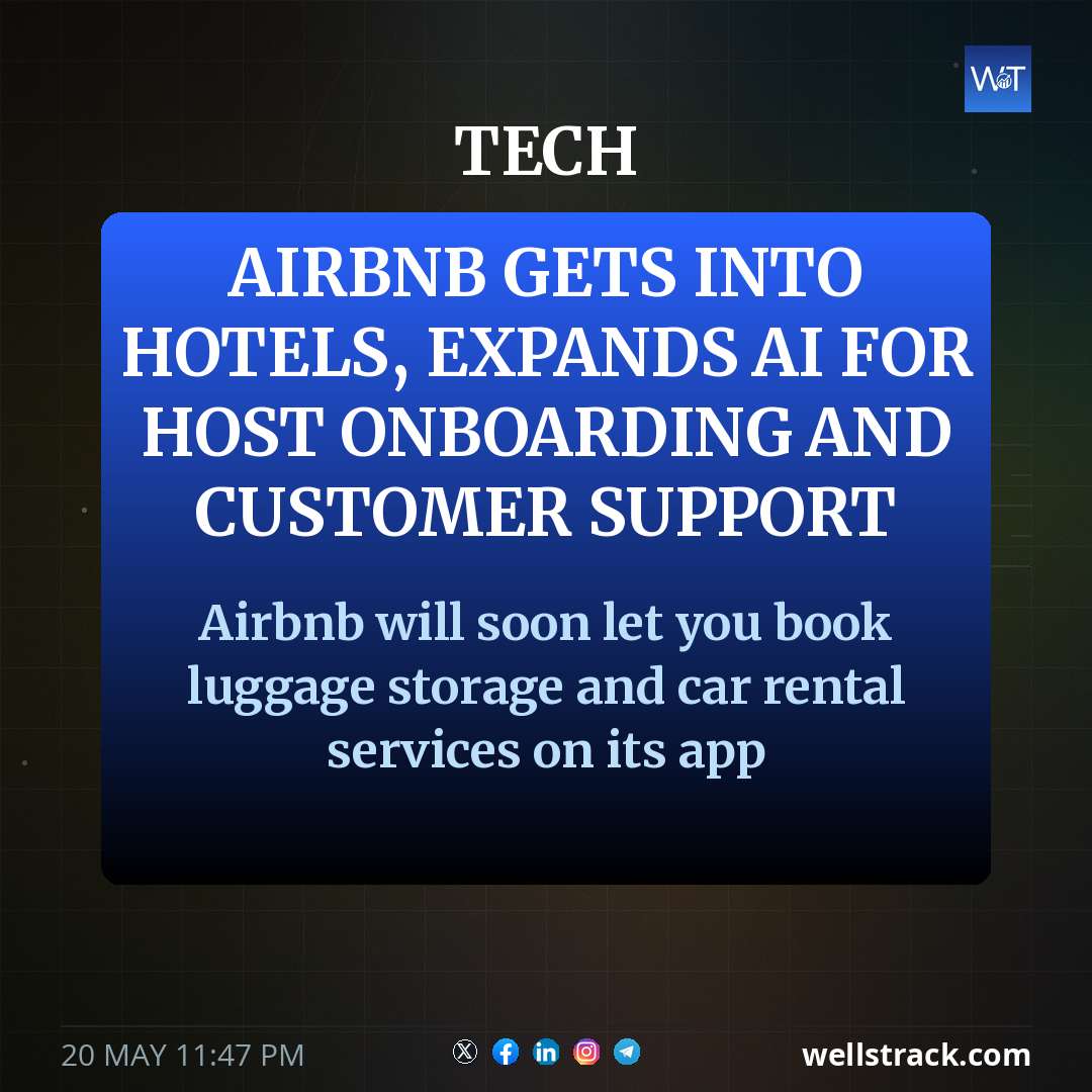 Airbnb gets into hotels, expands AI for host onboarding and customer support — WellsTrack