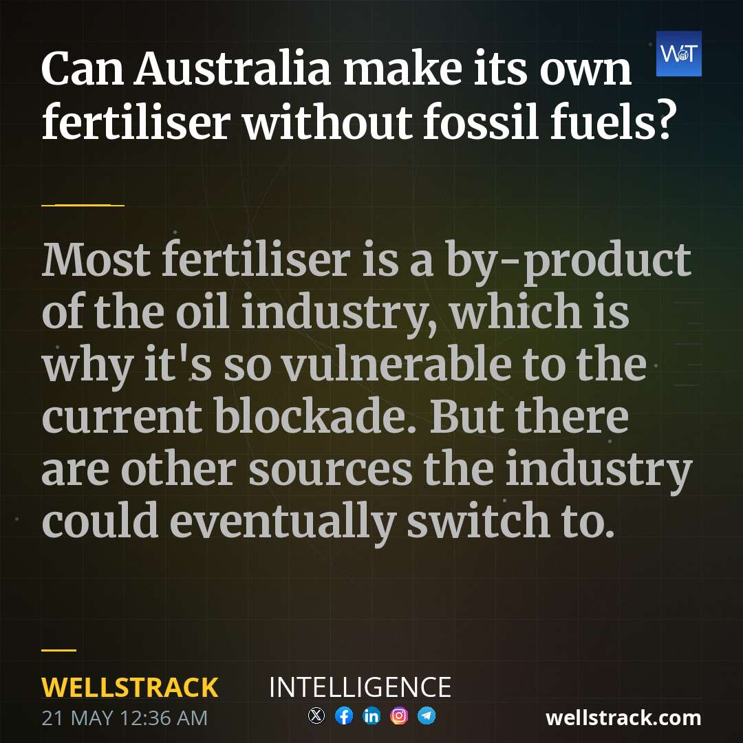 Can Australia make its own fertiliser without fossil fuels? — WellsTrack