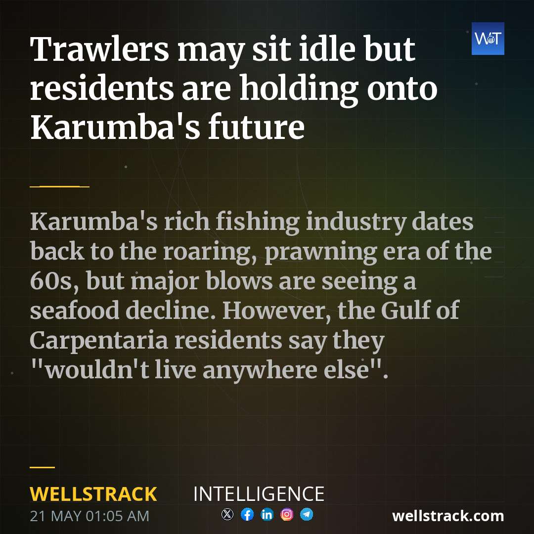 Trawlers may sit idle but residents are holding onto Karumba's future — WellsTrack