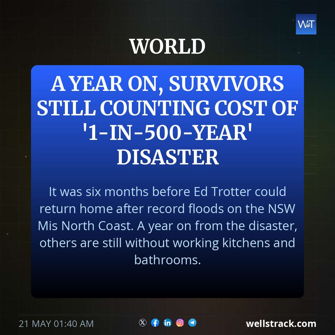 A year on, survivors still counting cost of '1-in-500-year' disaster — WellsTrack
