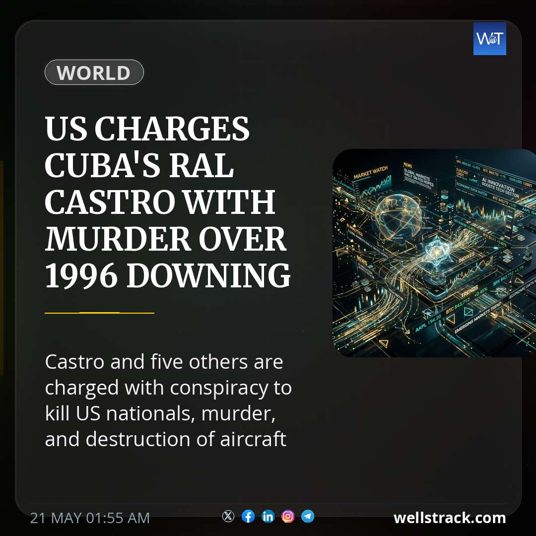 US charges Cuba's Raúl Castro with murder over 1996 downing of two planes — WellsTrack