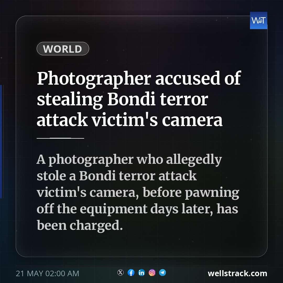 Photographer accused of stealing Bondi terror attack victim's camera — WellsTrack