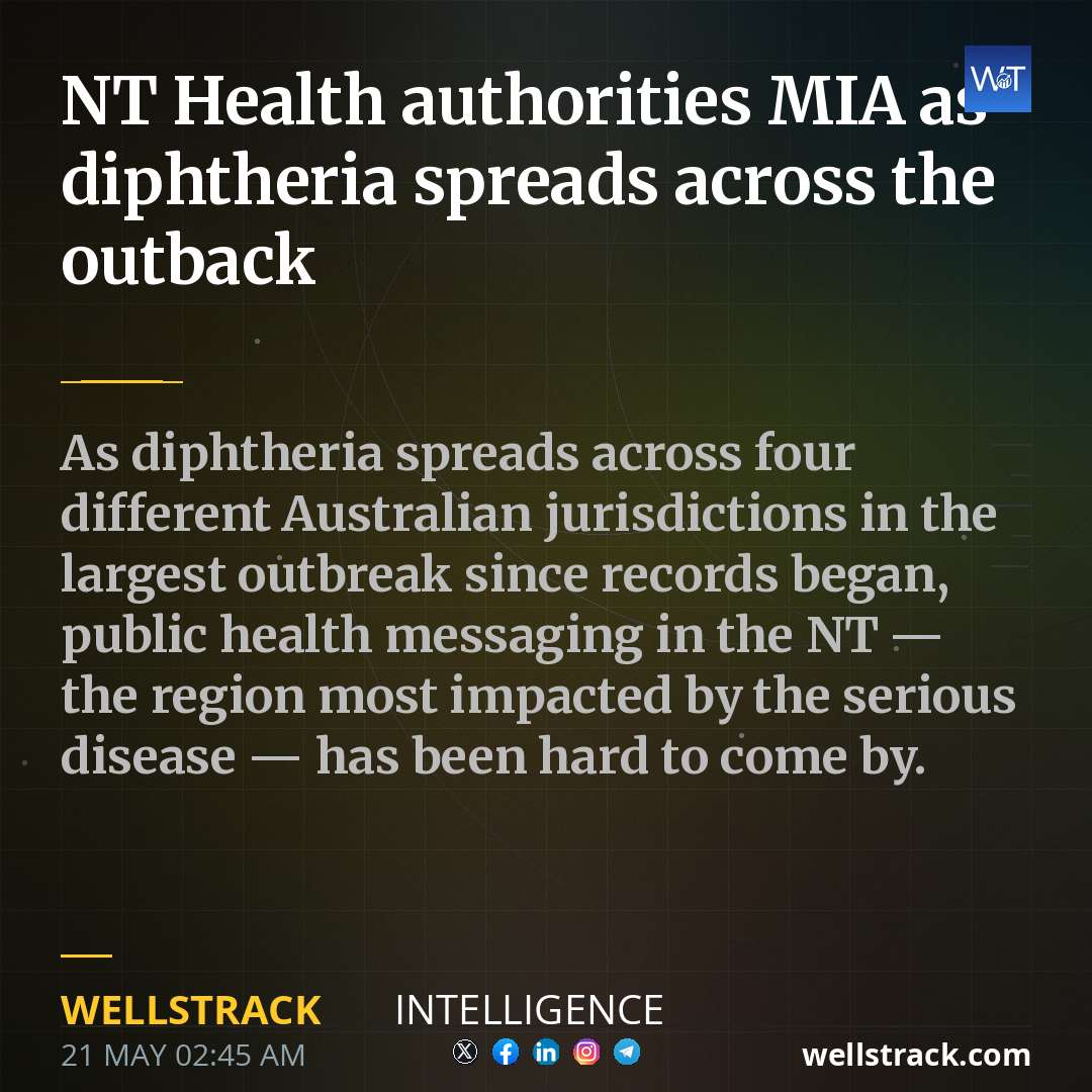 NT Health authorities MIA as diphtheria spreads across the outback — WellsTrack