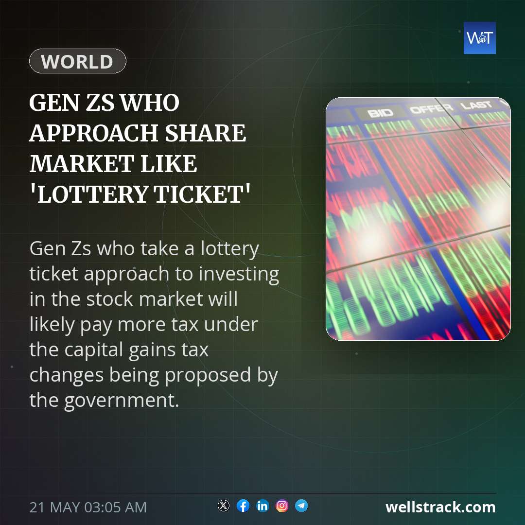 Gen Zs who approach share market like 'lottery ticket' could pay more tax — WellsTrack