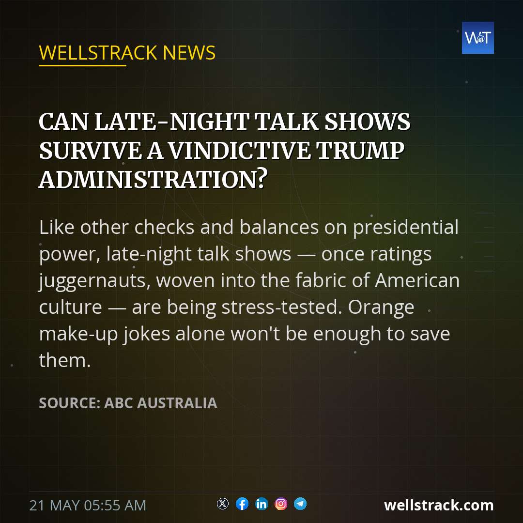 Can late-night talk shows survive a vindictive Trump administration? — WellsTrack