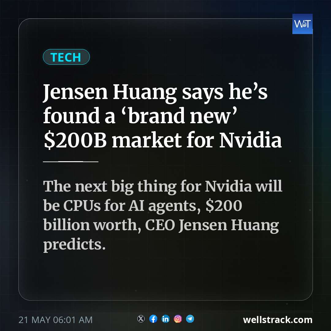 Jensen Huang says he’s found a ‘brand new’ $200B market for Nvidia — WellsTrack