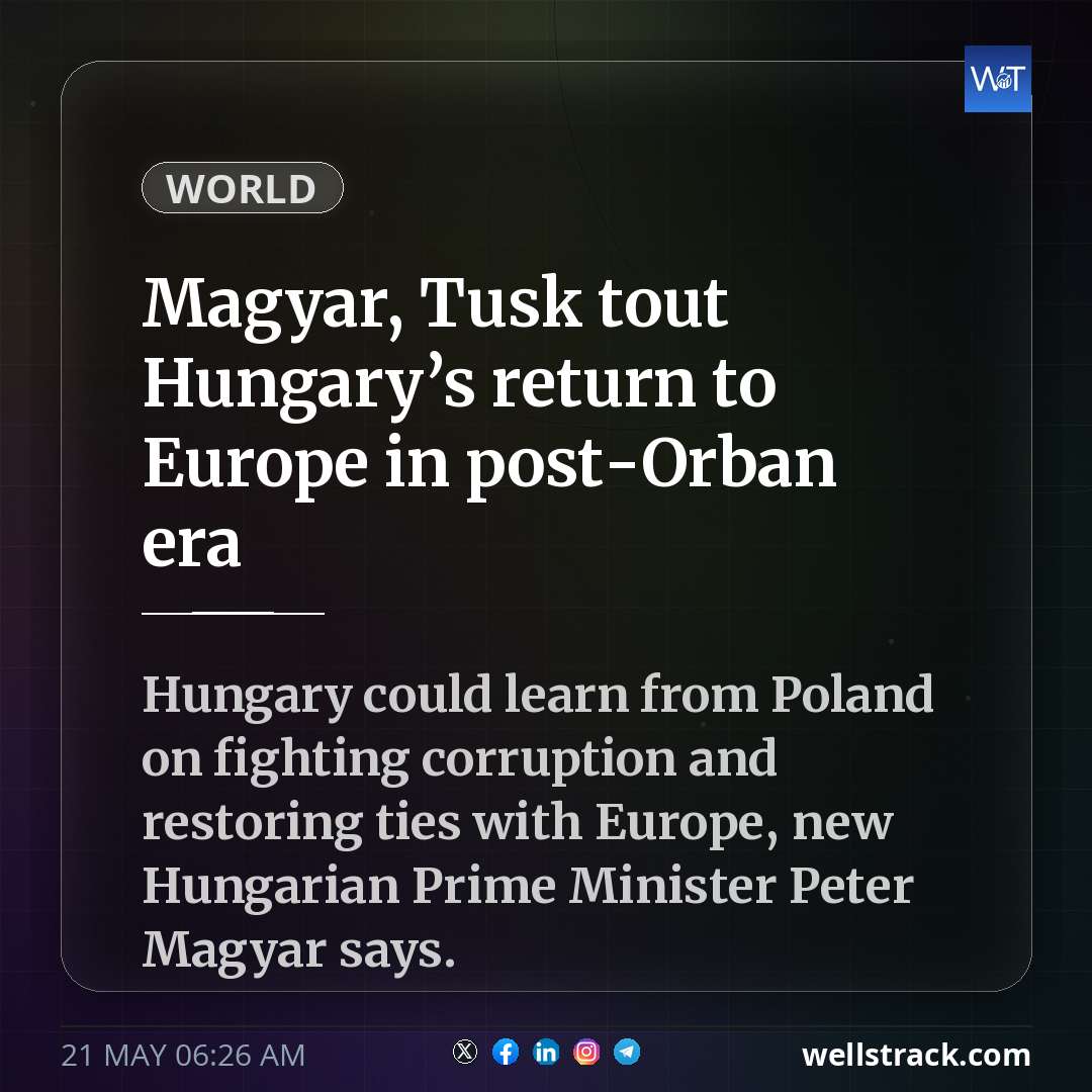 Magyar, Tusk tout Hungary’s return to Europe in post-Orban era — WellsTrack