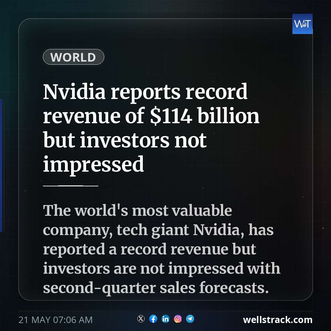Nvidia reports record revenue of $114 billion but investors not impressed — WellsTrack