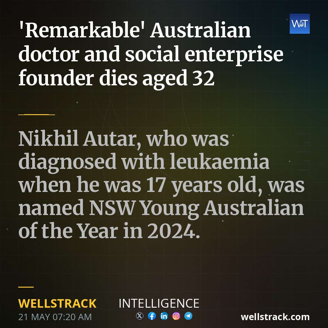 'Remarkable' Australian doctor and social enterprise founder dies aged 32 — WellsTrack