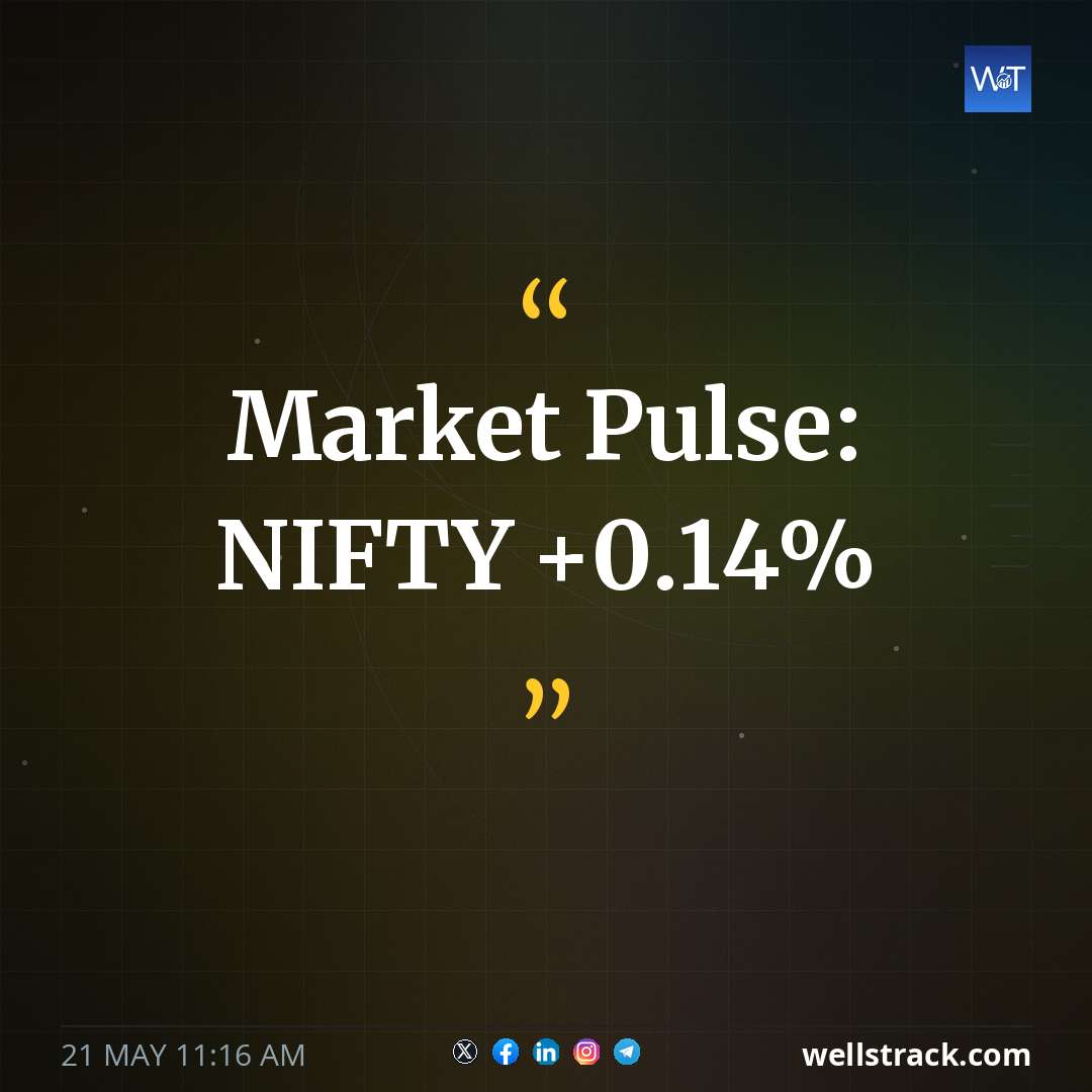 Market Pulse: NIFTY +0.14% — WellsTrack