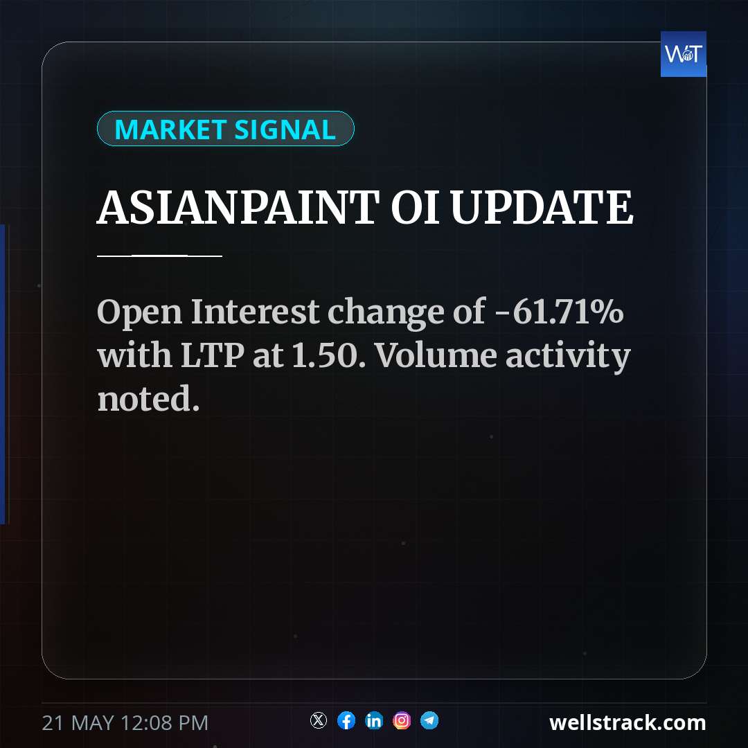 ASIANPAINT OI UPDATE — WellsTrack