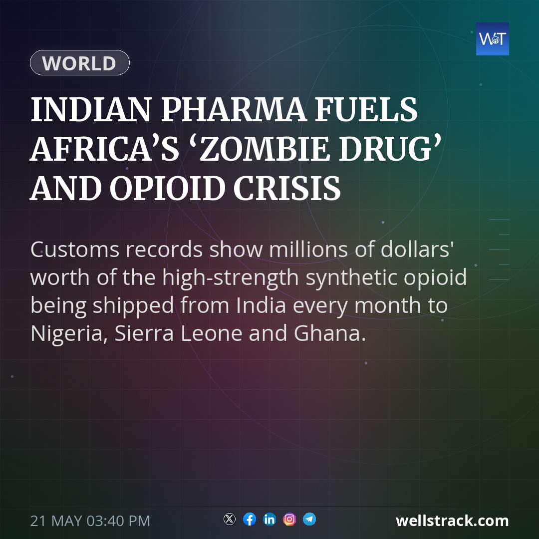Indian pharma fuels Africa’s ‘zombie drug’ and opioid crisis — WellsTrack