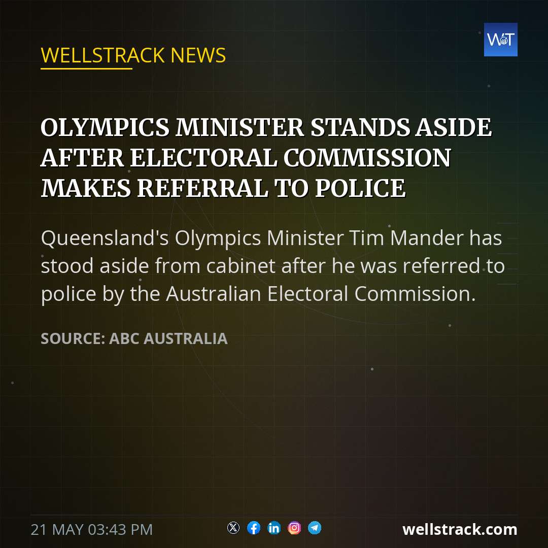 Olympics minister stands aside after electoral commission makes referral to police — WellsTrack