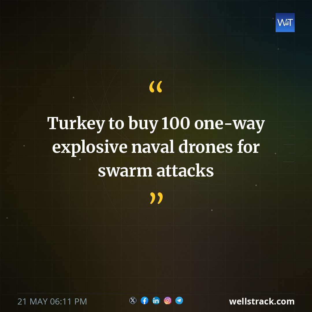 Turkey to buy 100 one-way explosive naval drones for swarm attacks — WellsTrack