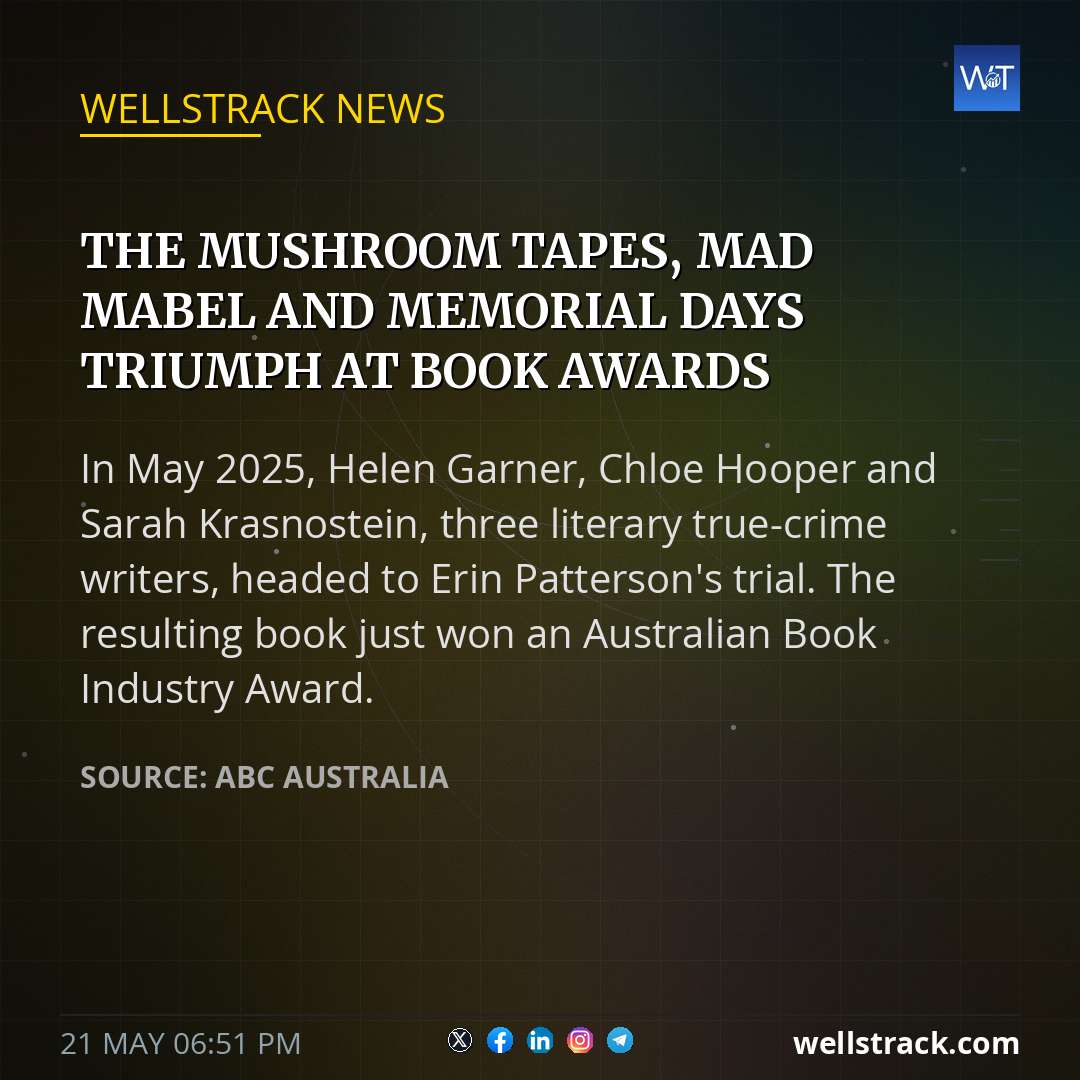 The Mushroom Tapes, Mad Mabel and Memorial Days triumph at book awards — WellsTrack