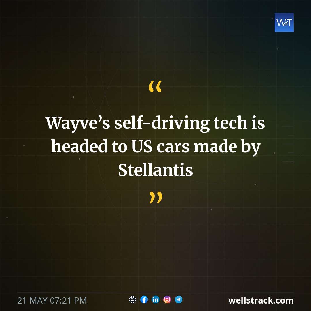 Wayve’s self-driving tech is headed to US cars made by Stellantis — WellsTrack