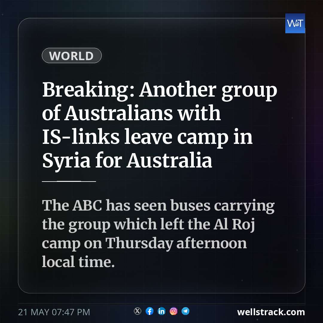 Breaking: Another group of Australians with IS-links leave camp in Syria for Australia — WellsTrack
