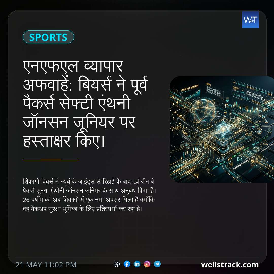 एनएफएल व्यापार अफवाहें: बियर्स ने पूर्व पैकर्स सेफ्टी एंथनी जॉनसन जूनियर पर हस्ताक्षर किए। — WellsTrack