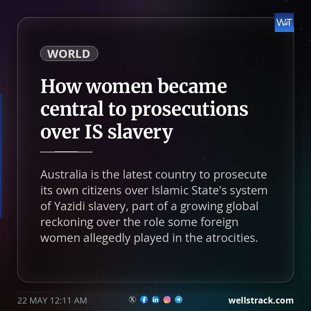 How women became central to prosecutions over IS slavery — WellsTrack