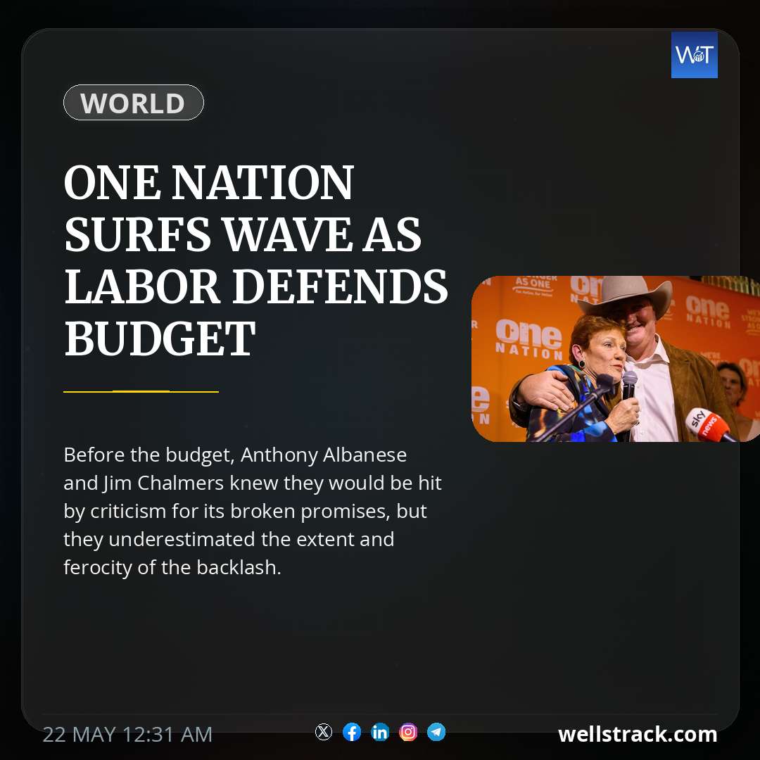 One Nation surfs wave as Labor defends budget — WellsTrack