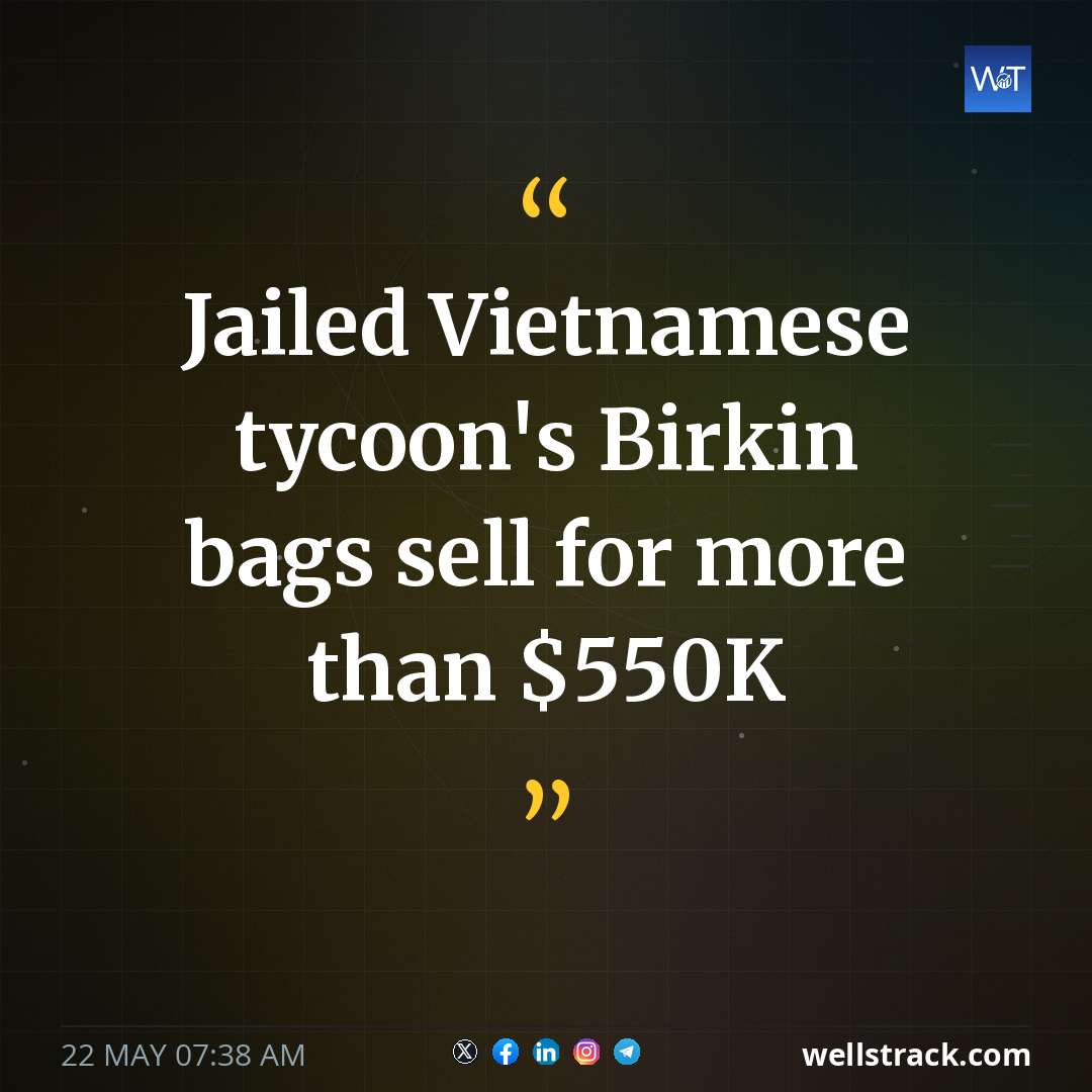 Jailed Vietnamese tycoon's Birkin bags sell for more than $550K — WellsTrack